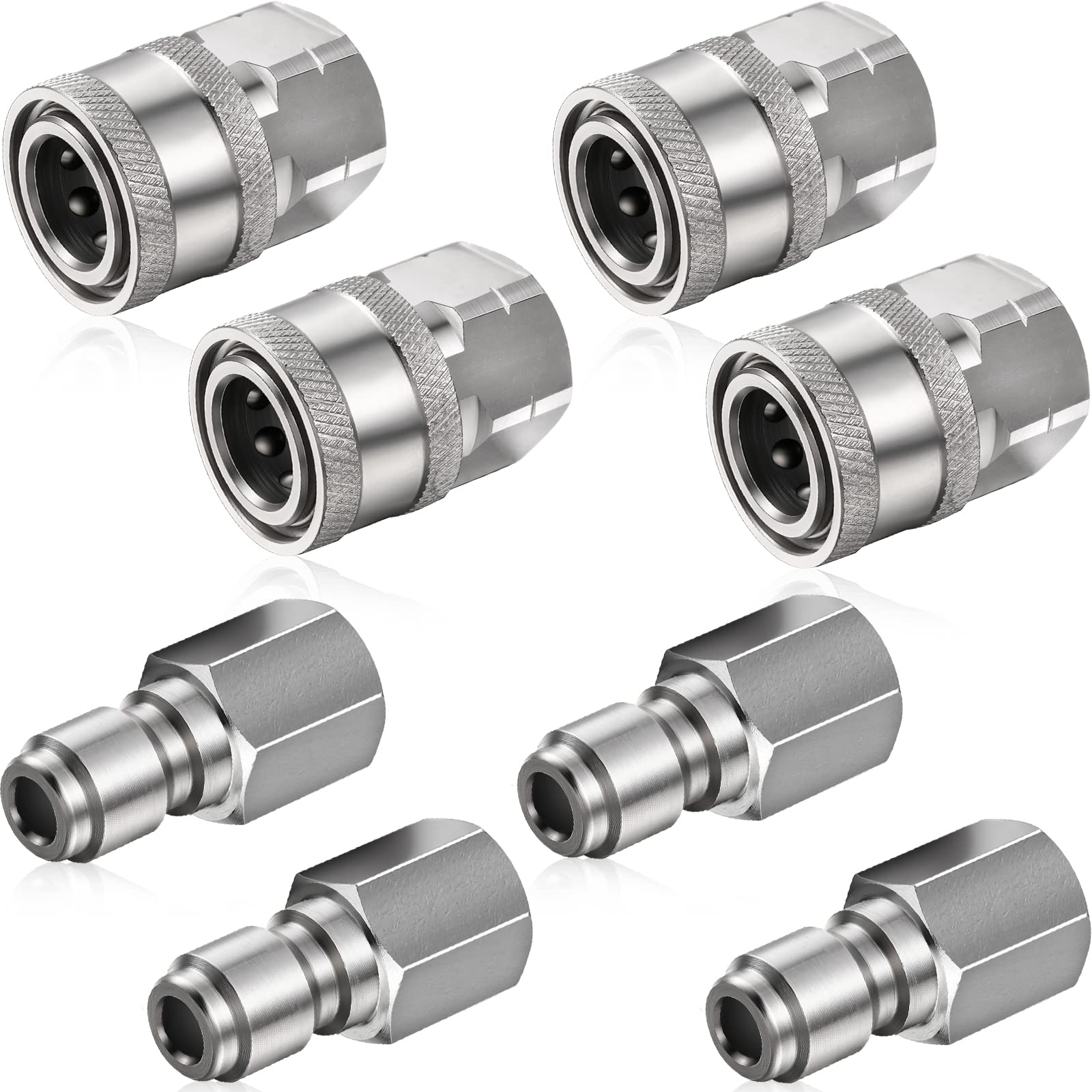 Shimeyao 1/4-inch quick connect fitting ready for fast, secure connections.