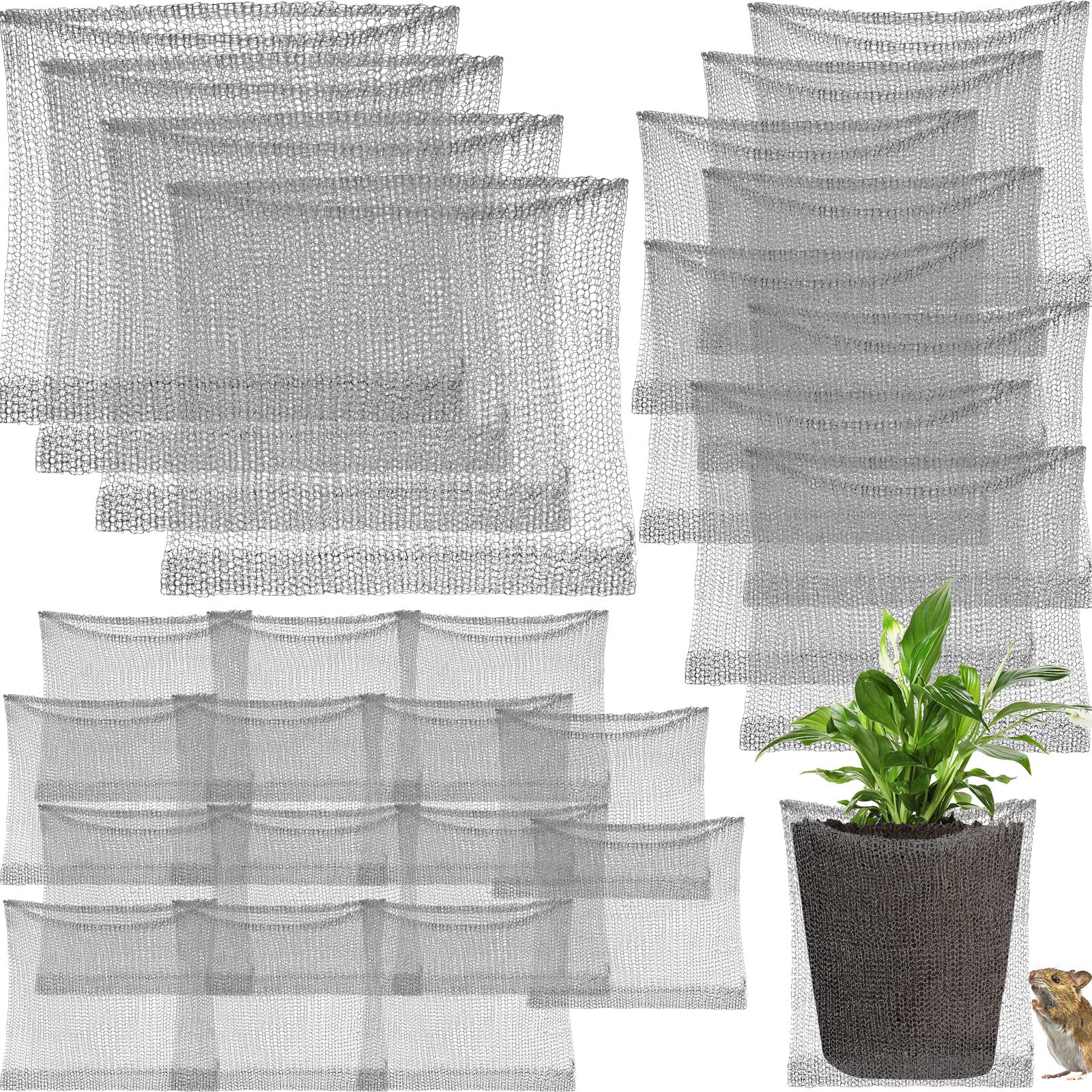 Shimeyao root guard basket 1gal closeup protects plant roots from burrowing pests.