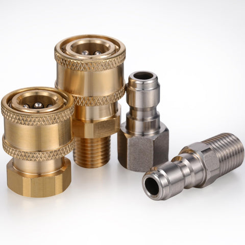 Shimeyao silver and gold finish adapters supporting versatile tool compatibility.