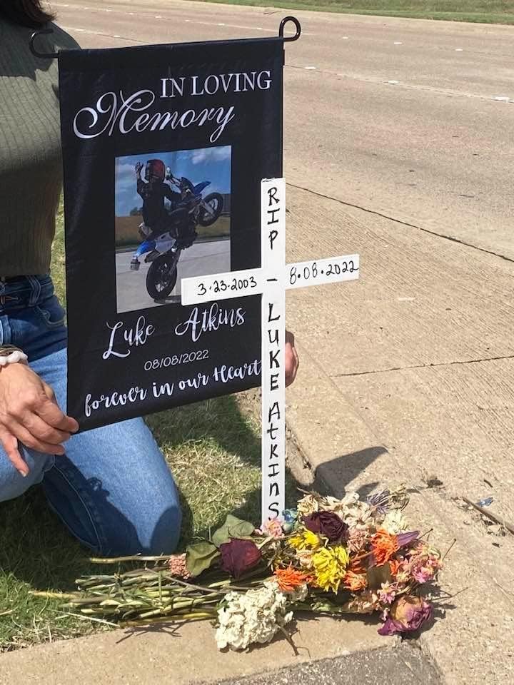 SHINCEL cross memorial replacement for an older headstone