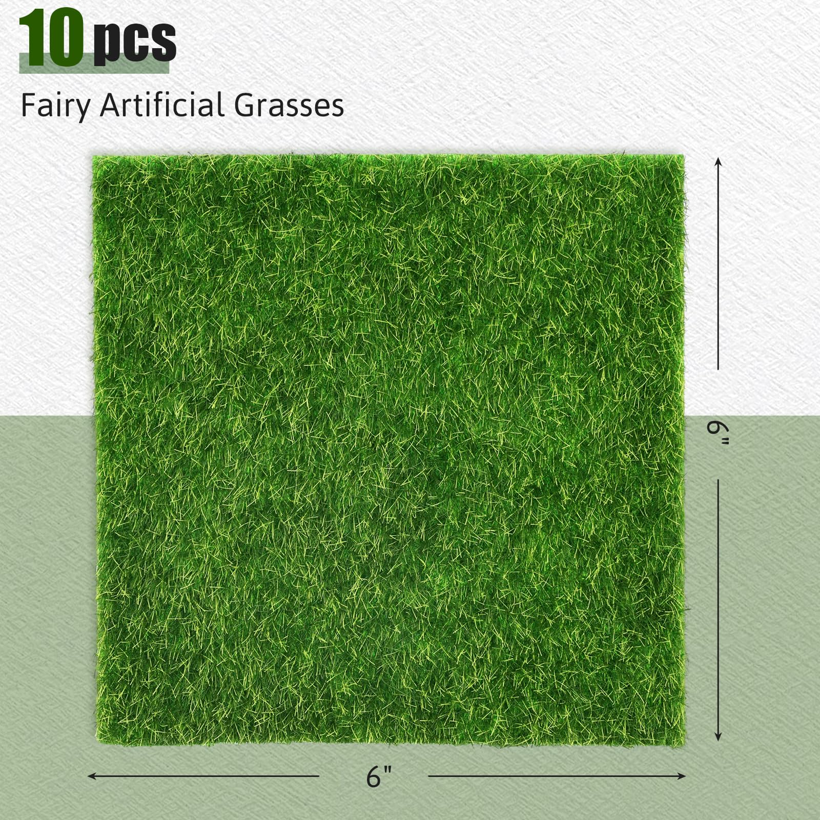 Shindel artificial grass for crafts adds natural texture to school projects and scrapbooks.