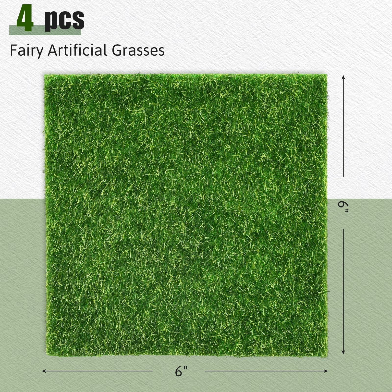 Shindel artificial moss mini garden 6x6 for cozy fairy landscapes and micro-forests.