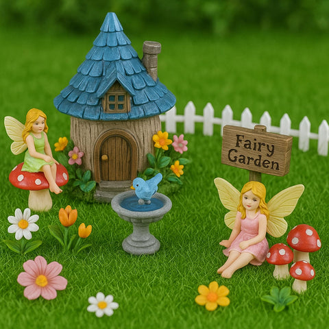Shindel artificial grass tiles add lush texture to table centerpieces and displays.