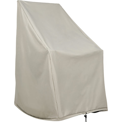 Shine Company 4361 rocking chair cover in gray provides weatherproof protection.