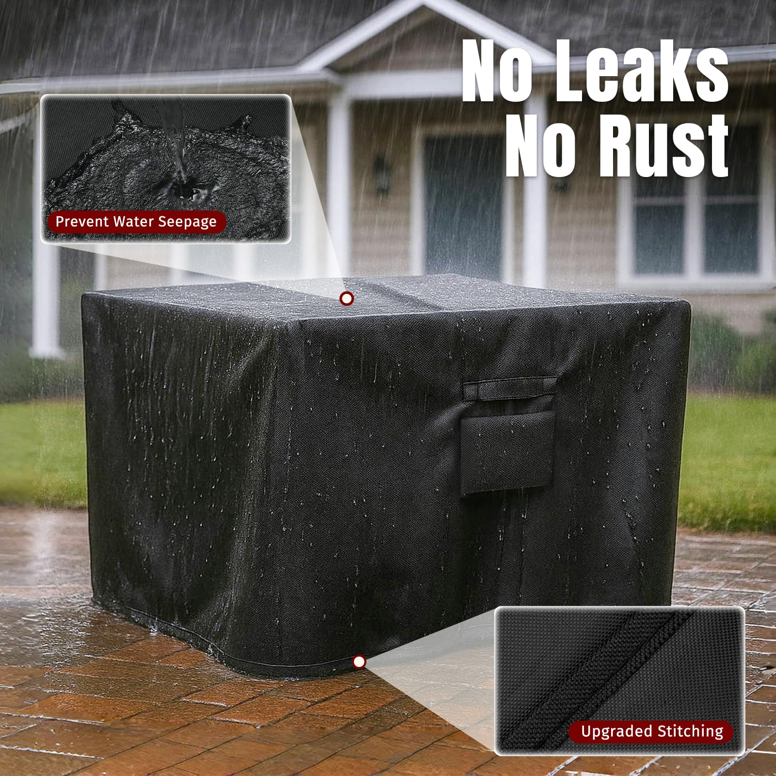 SHINESTAR 600D PVC fabric provides durable waterproof and fade-resistant protection.