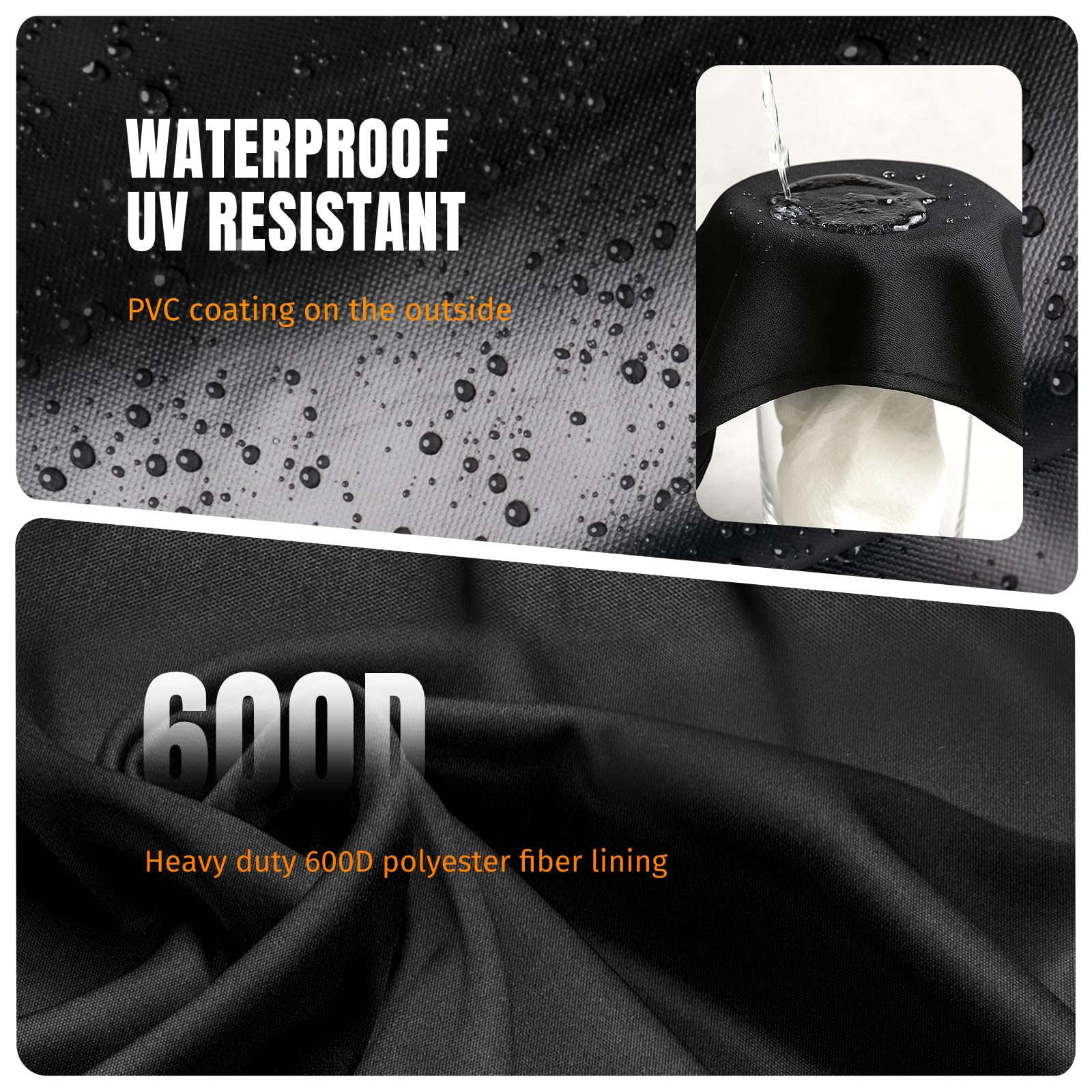 SHINESTAR rubber-coated exterior is easy to wipe clean after outdoor use.