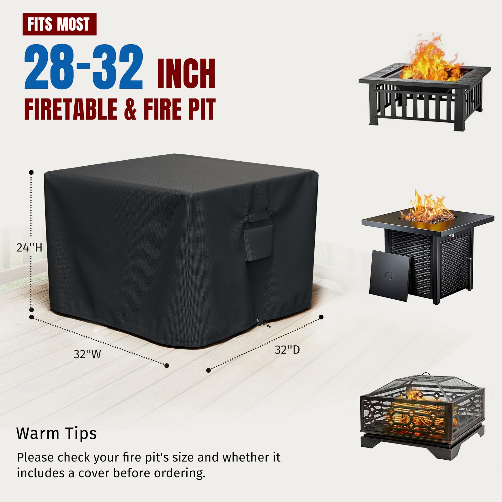 SHINESTAR side vents promote moisture escape after rain for the fire pit.