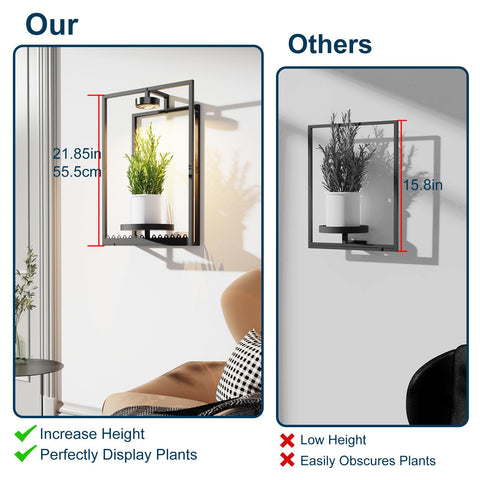 Shineled Sturdy Metal Frames offer durable support for pots up to 17 inches tall