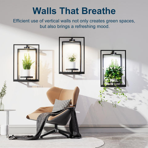 Shineled Wall-Mounted Plant Shelf demonstrates space-saving design ideal for apartments and entryways