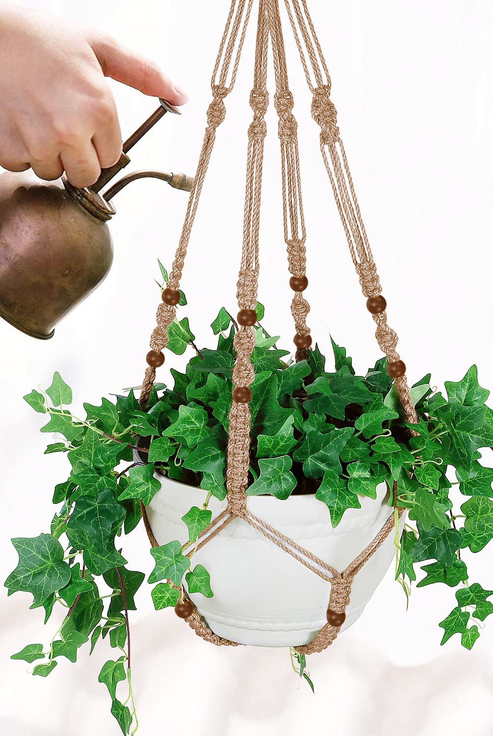 Shineloha plant hanger in a living room setup