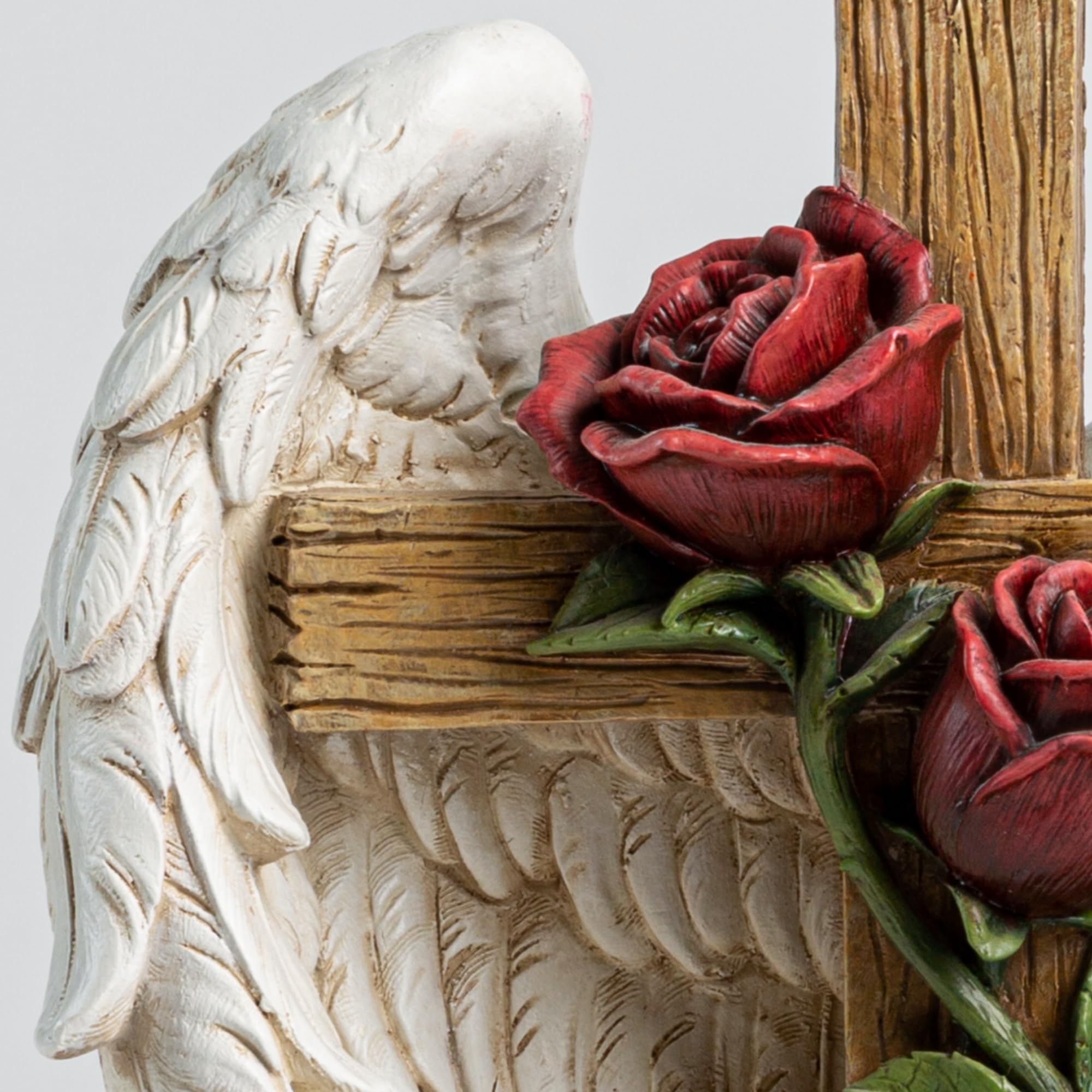 ShineOnAngel 12-inch height offers a balanced memorial presence