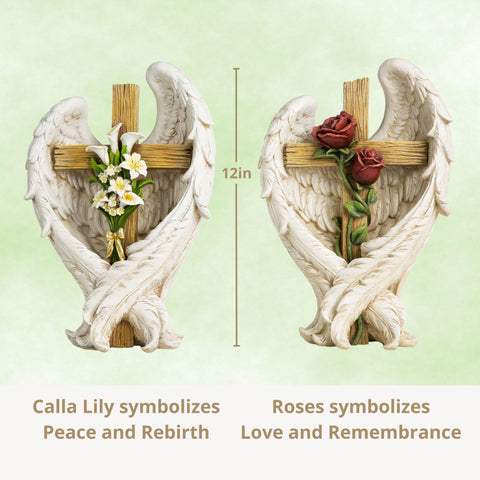 ShineOnAngel garden statue provides serene focal point for yards and patios