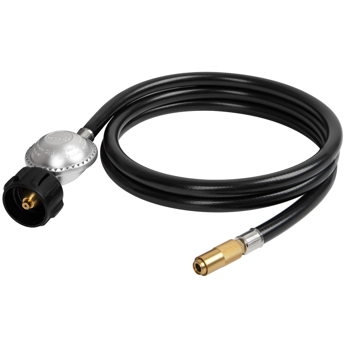 SHINESTAR 6ft propane hose connection for Blackstone griddles, enabling flexible outdoor setups.