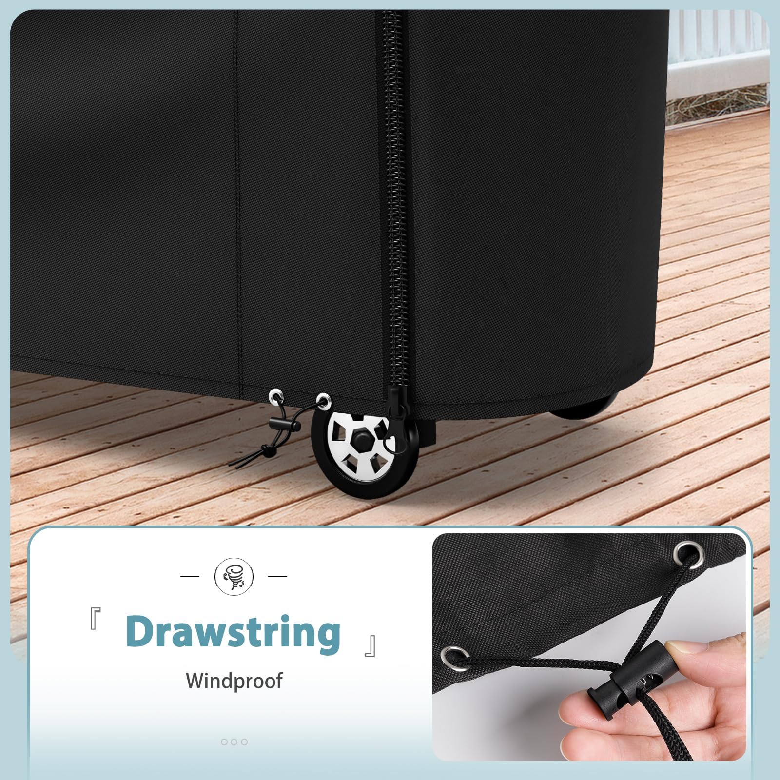 SHINESTAR double-stitched tear-resistant cover for long-lasting outdoor use.
