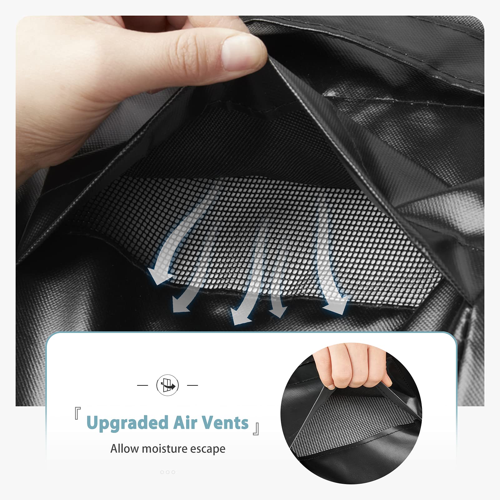 SHINESTAR durable 600D PVC fabric with UV coating.