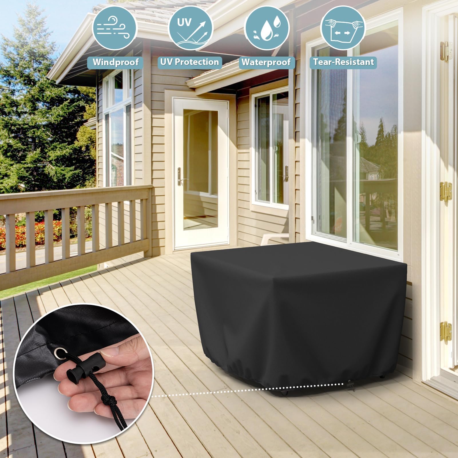 SHINESTAR easy-clean-rubber-coating allows quick wipe-down after outdoor use.
