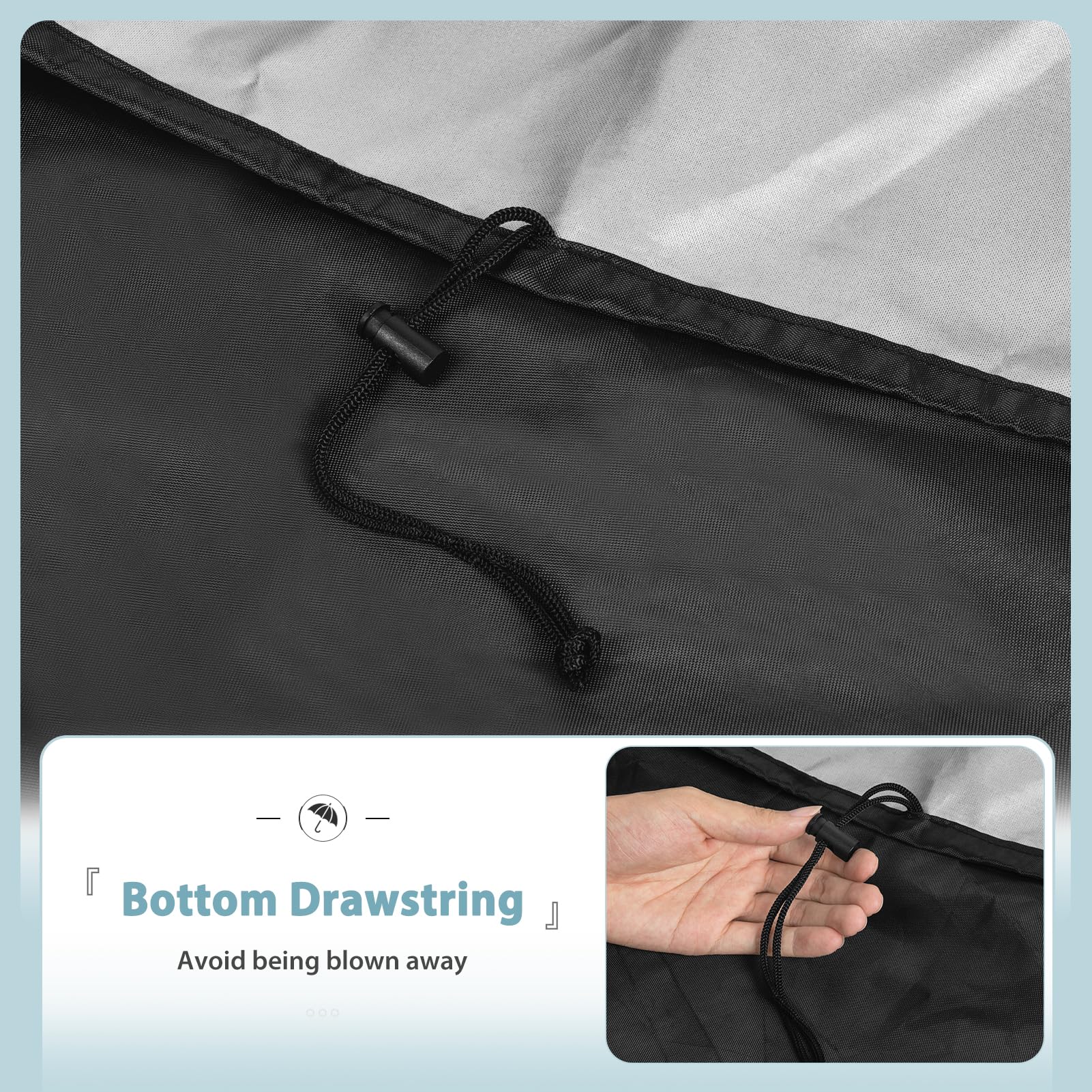 SHINESTAR easy-clean surface allows quick wipe-down after outdoor use