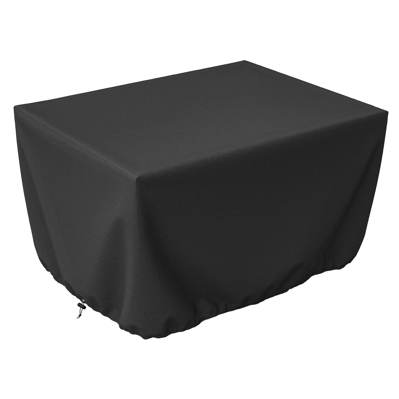 SHINESTAR fire-pit-cover-rectangle-44in fits snugly and provides weather protection for rectangular fire tables.