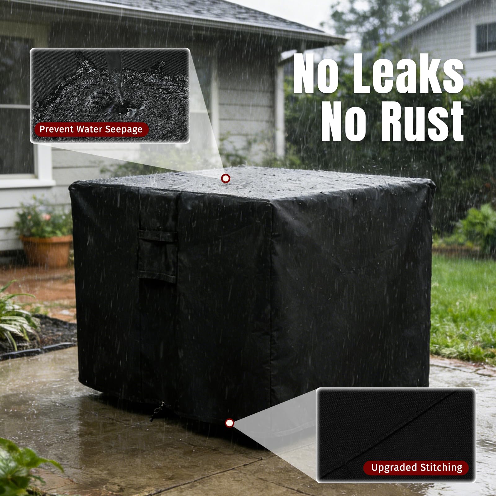 SHINESTAR adjustable drawstring keeps the cover secure in windy conditions.