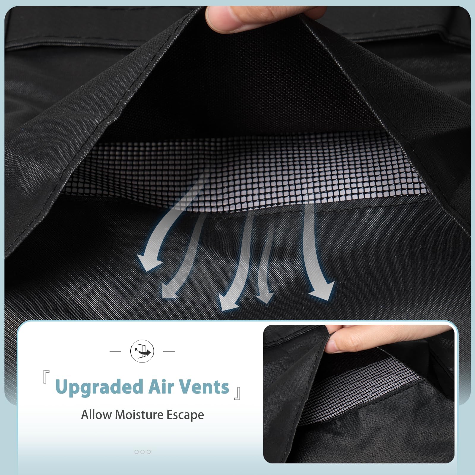 SHINESTAR 36-inch Blackstone cover with UV protection against fading