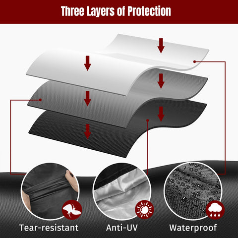 SHINESTAR griddle cover windproof straps keep the cover secure during blustery days.