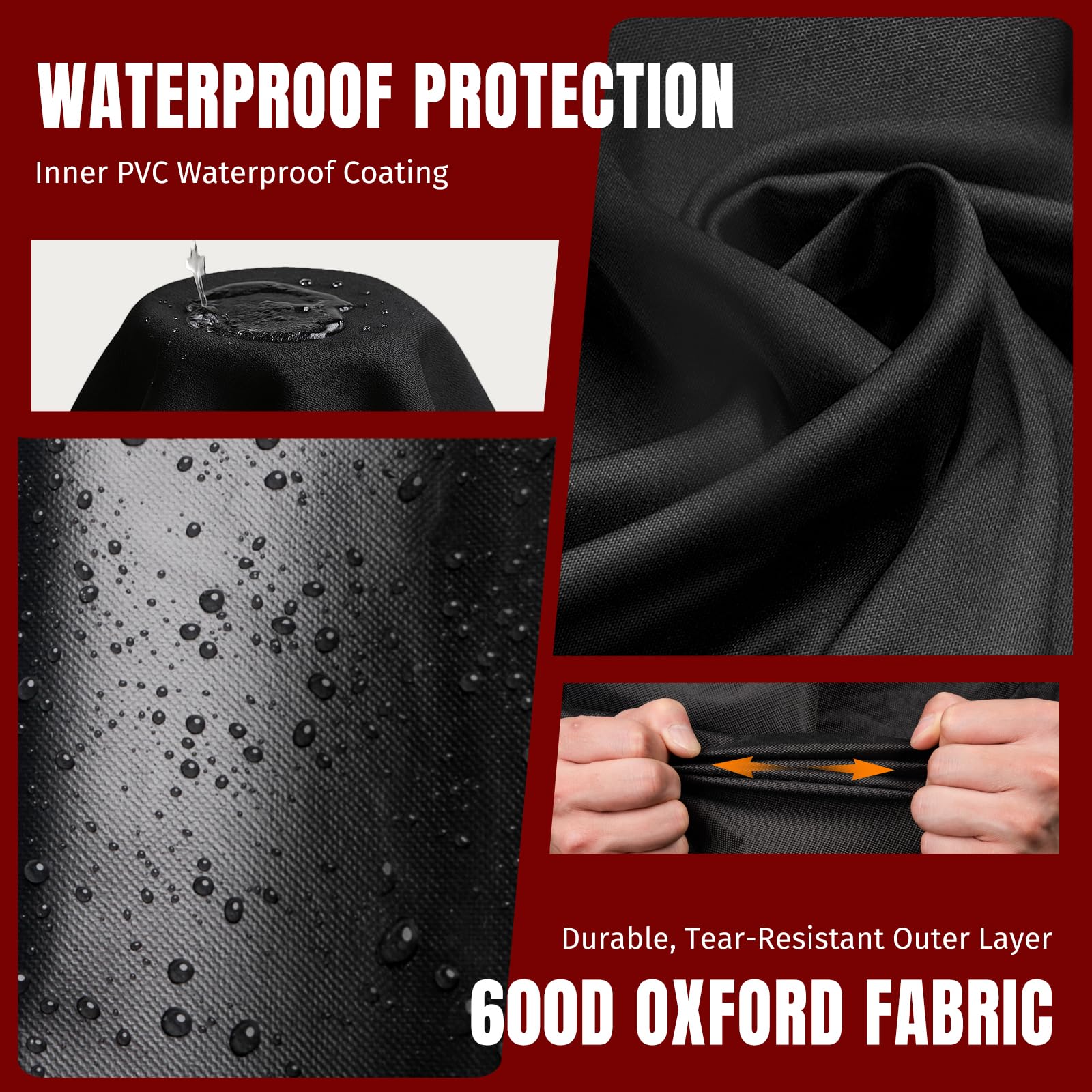 SHINESTAR bottom drawstring provides wind resistant security