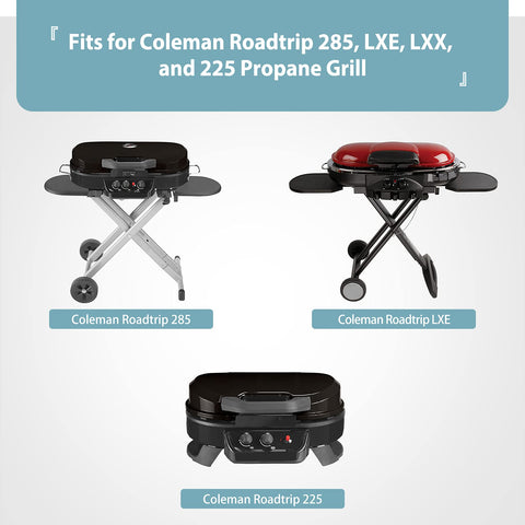 SHINESTAR grill cover for Roadtrip LXX demonstrates secure side straps against wind