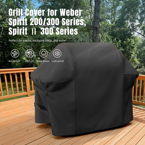 SHINESTAR Spirit II 300 cover with wind straps keeps secure