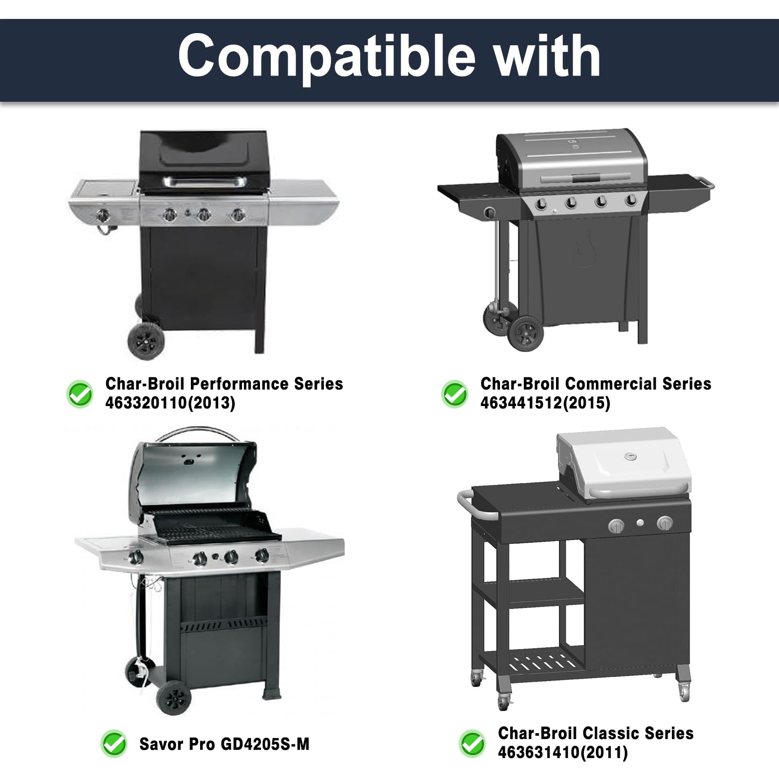 SHINESTAR heat plate for Char-Broil Classic models offers sturdy protection.