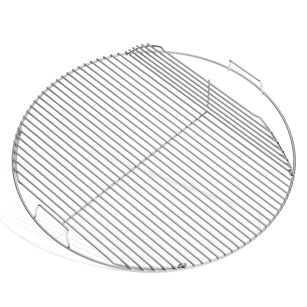 SHINESTAR hinged grill grate for Weber 22-inch grills, easy charcoal access.