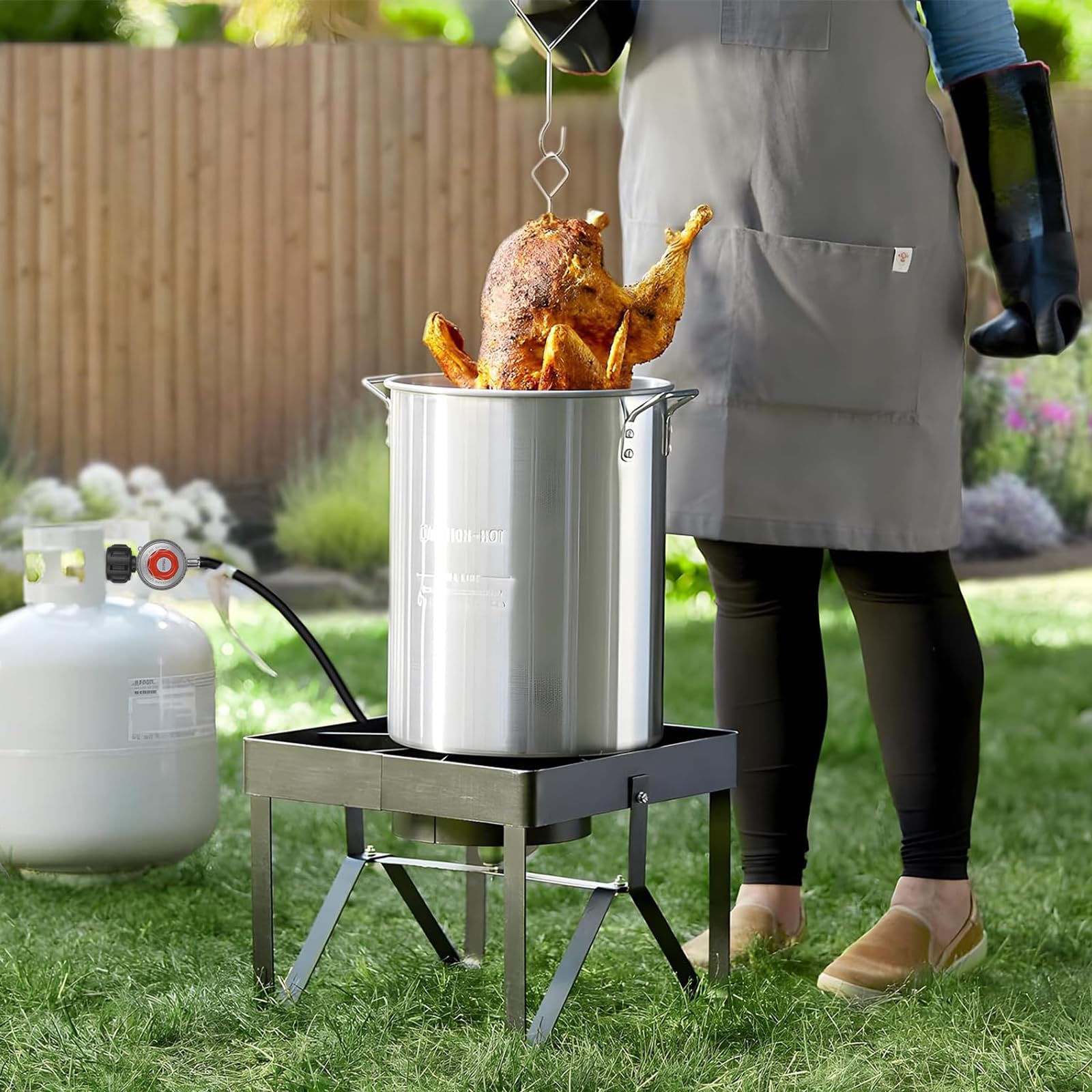 SHINESTAR flame control for steady heat on fire pits and grills