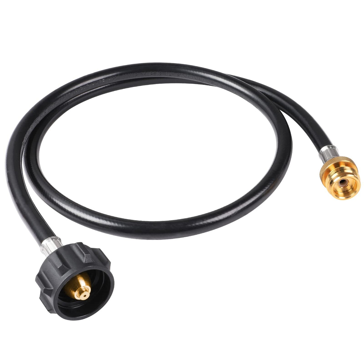 SHINESTAR propane hose adapter for Coleman setup enables extended grilling sessions.