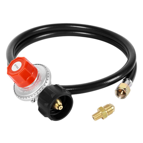 SHINESTAR regulator with 0-20 PSI red knob for precise flame control