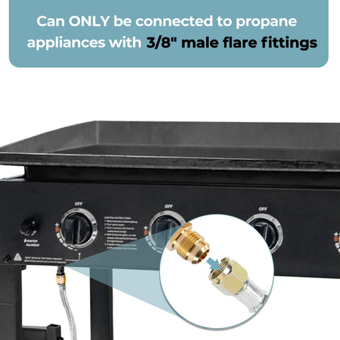 SHINESTAR regulator connection to a Weber grill demonstrates versatile compatibility.