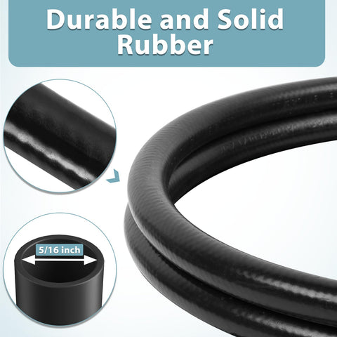Weather-resistant ShineStar hose protects connections during outdoor cooking