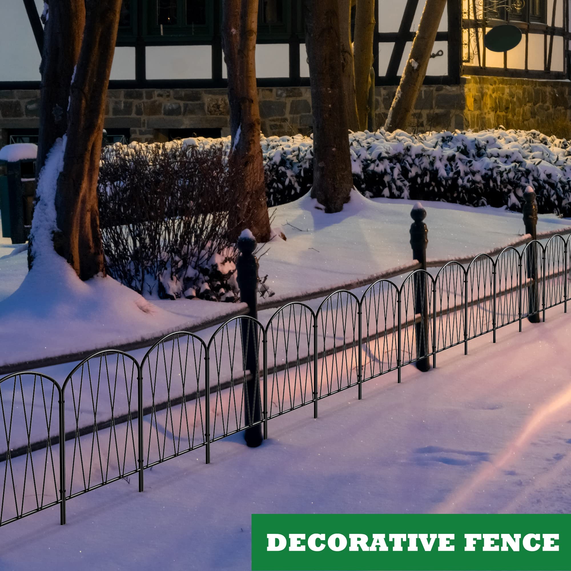 Shinoske outdoor fence withstands sun and rain without bending easily.