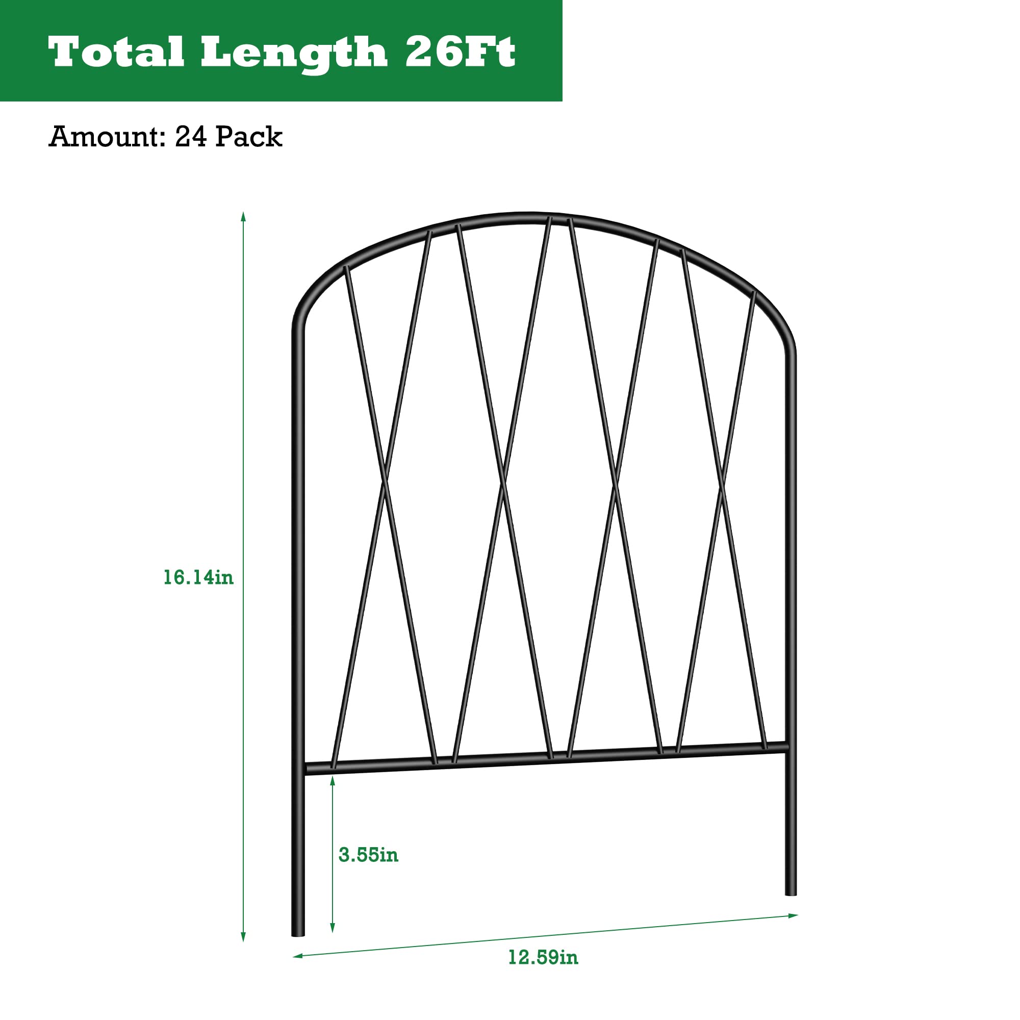 Shinoske rust-proof coated fence enhancing outdoor durability and border appeal.