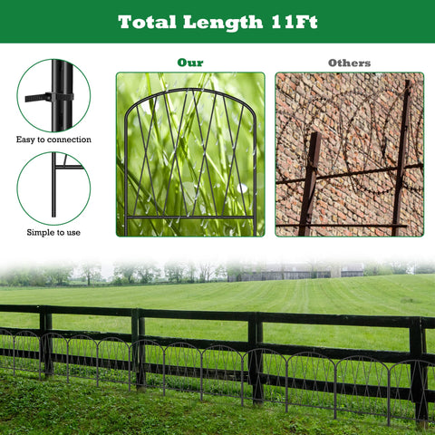 Shinoske small-animal barrier helps protect garden plants from intruders.