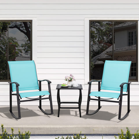 Shintenchi bistro table with glass top for drinks and snacks