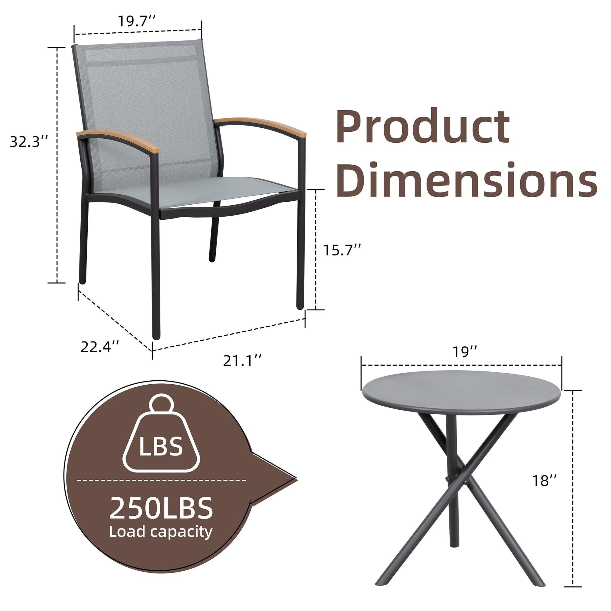 Shintenchi modern patio setup suitable for garden balcony or porch