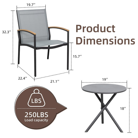 Shintenchi modern patio setup suitable for garden balcony or porch