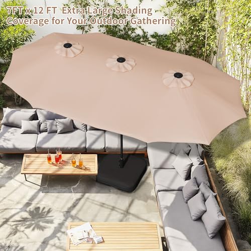 Shintenchi poolside shade creates comfortable cover for outdoor lounging.