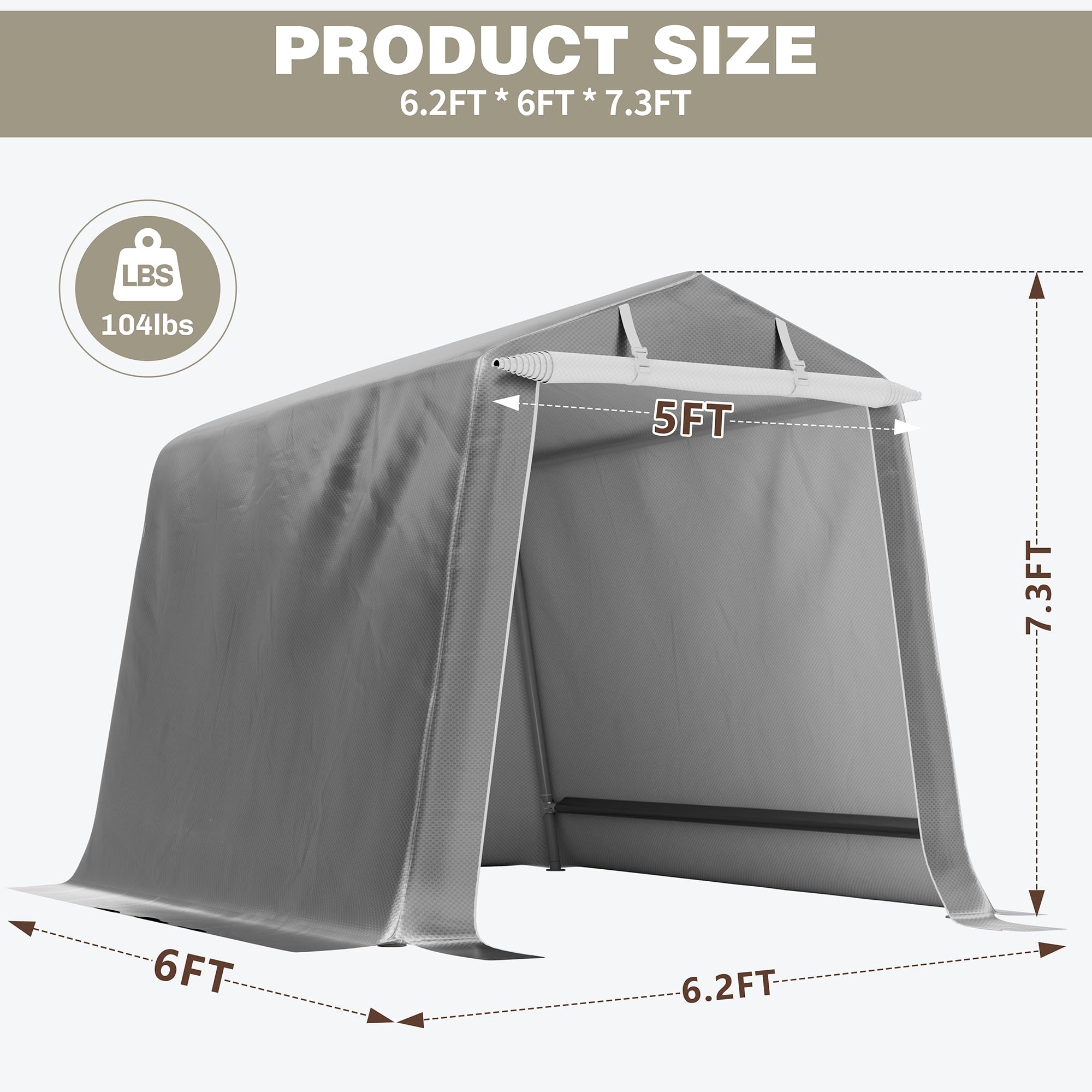 Shintenchi roll-up zipper door demonstrates flexible access from front and back.