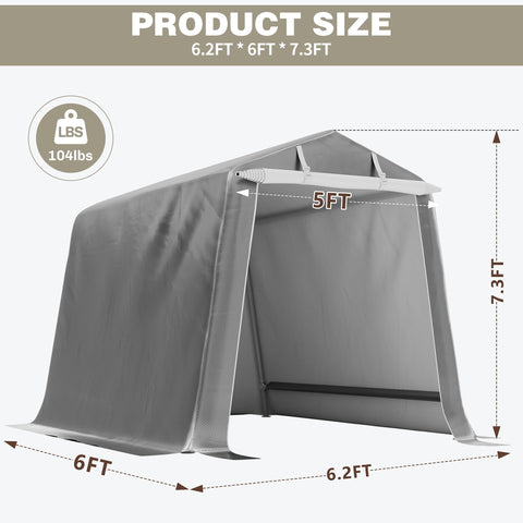 Shintenchi roll-up zipper door demonstrates flexible access from front and back.