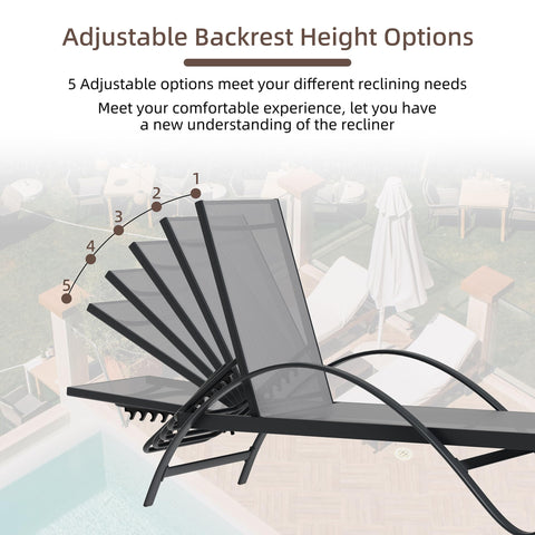 Shintenchi sunbathing recliner suitable for beach or poolside lounging