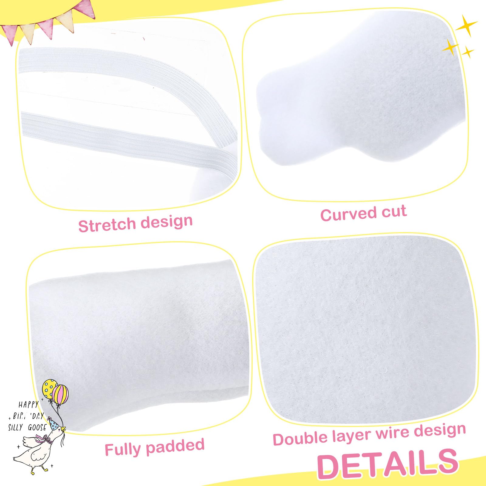 Shinylin soft plush fabric wings for cozy, durable outdoor decor.