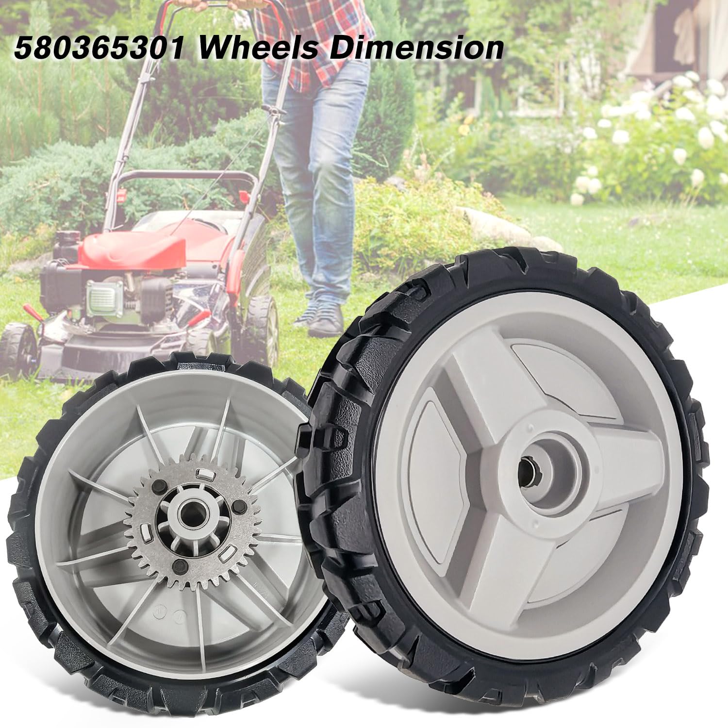 Shiosheng bore 1/2 inch compatible with common mower axles.