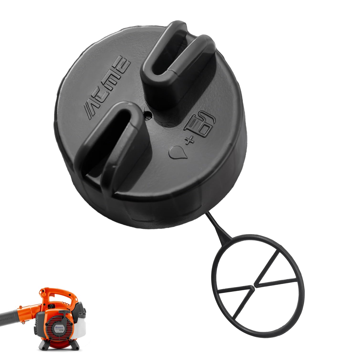 Shiosheng fuel cap assembly close-up for Husqvarna replacement part