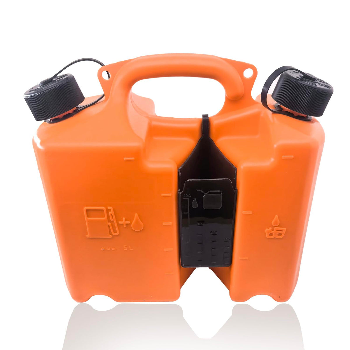 Shiosheng fuel container with spill-proof spout for clean refueling on site