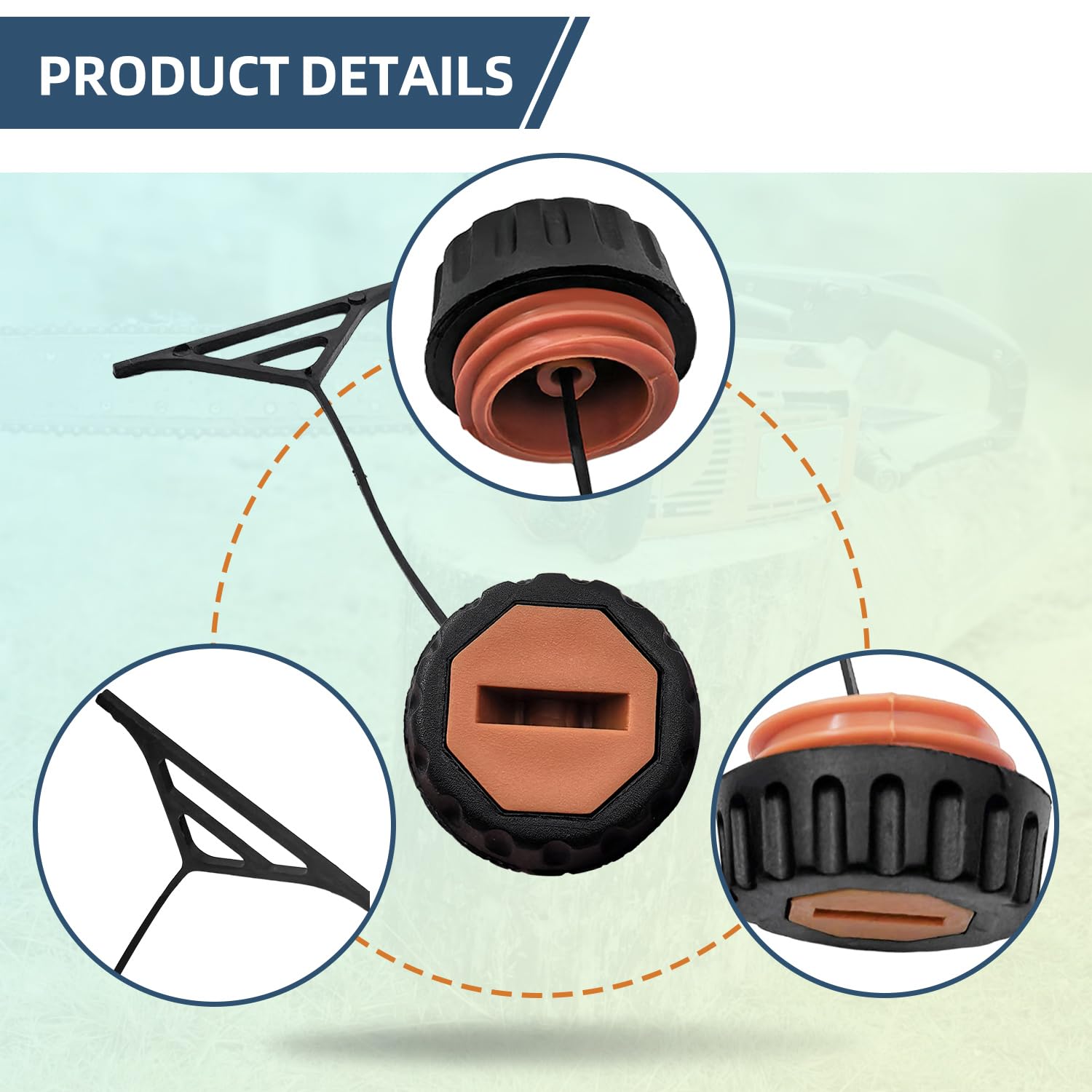Shiosheng oil and fuel cap pack for Stihl simplifies maintenance.